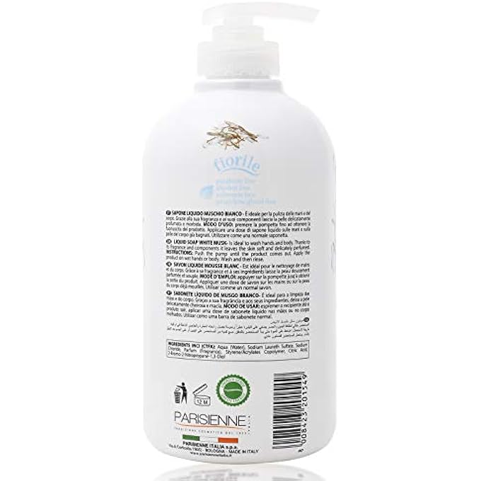 fiorile LIQUID SOAP WHITE MUSK 500 ML - Image 2